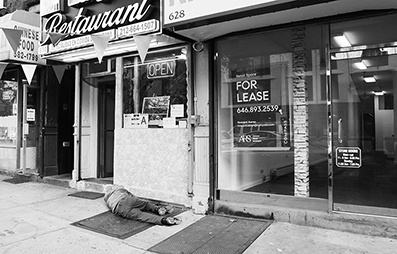 Homeless : Street Life : New York : Personal Photo Projects : Photos : Richard Moore : Photographer